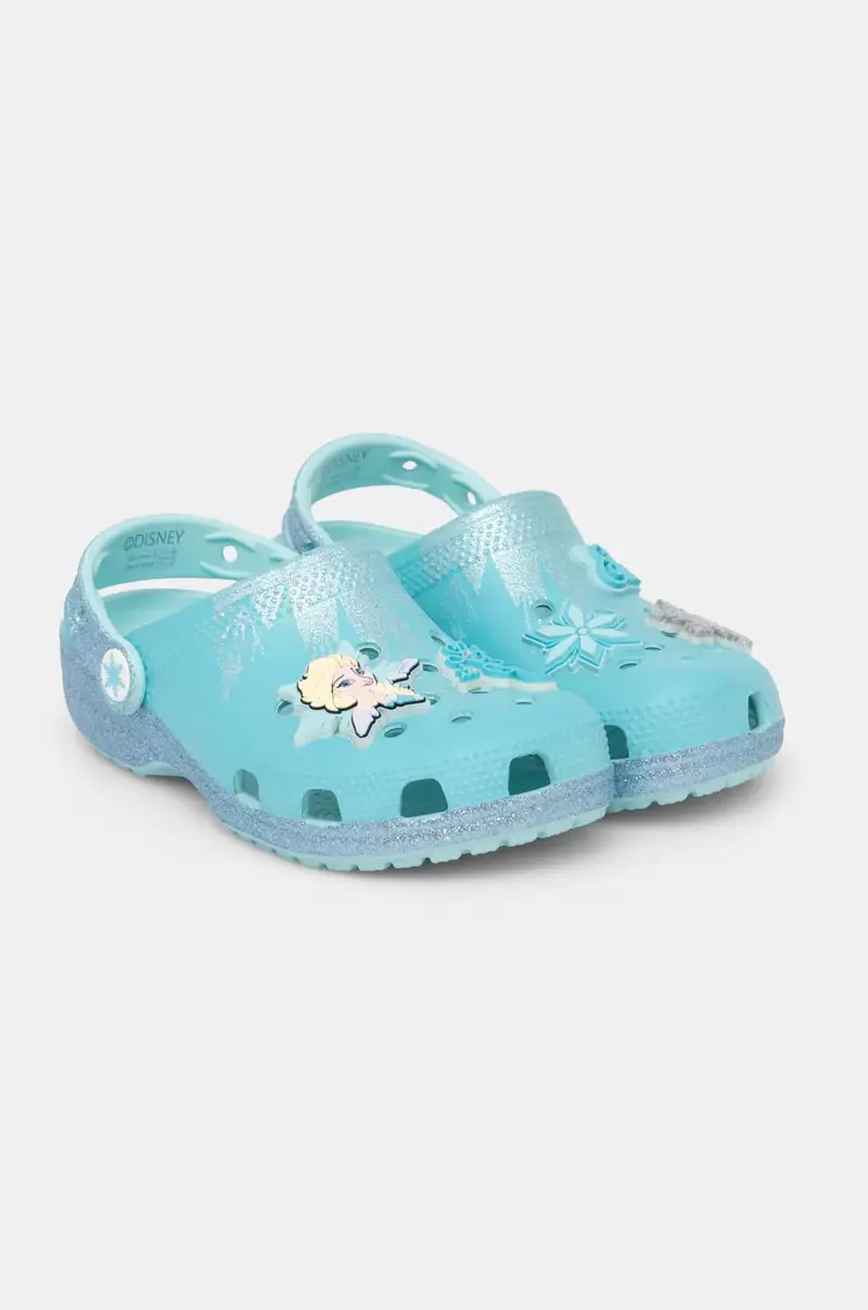 ciabattine per bambini CROCSCLASSIC FROZEN ELSA CLOG colore turchese 210235