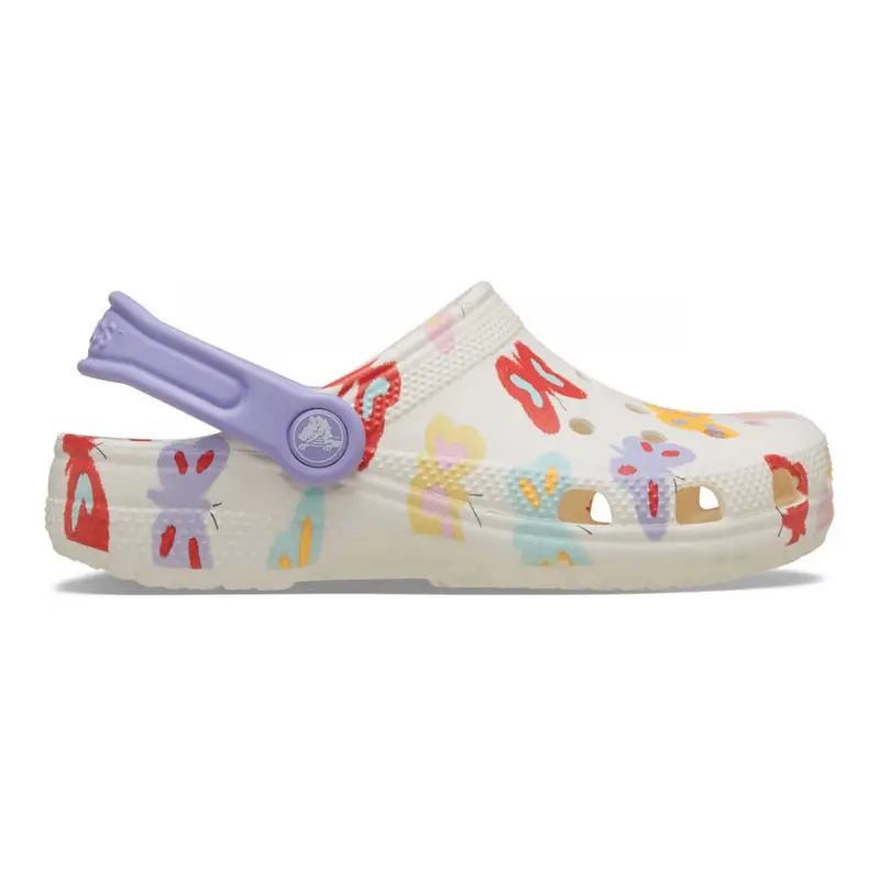 Classic butterfly graphic clog k CharcoalL