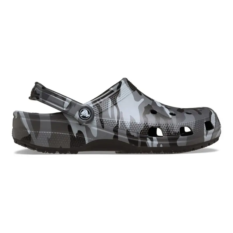 Classic camouflage clog Black