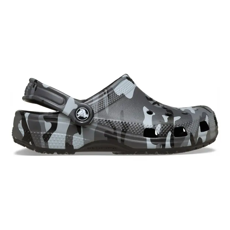 Classic camouflage clog k Black