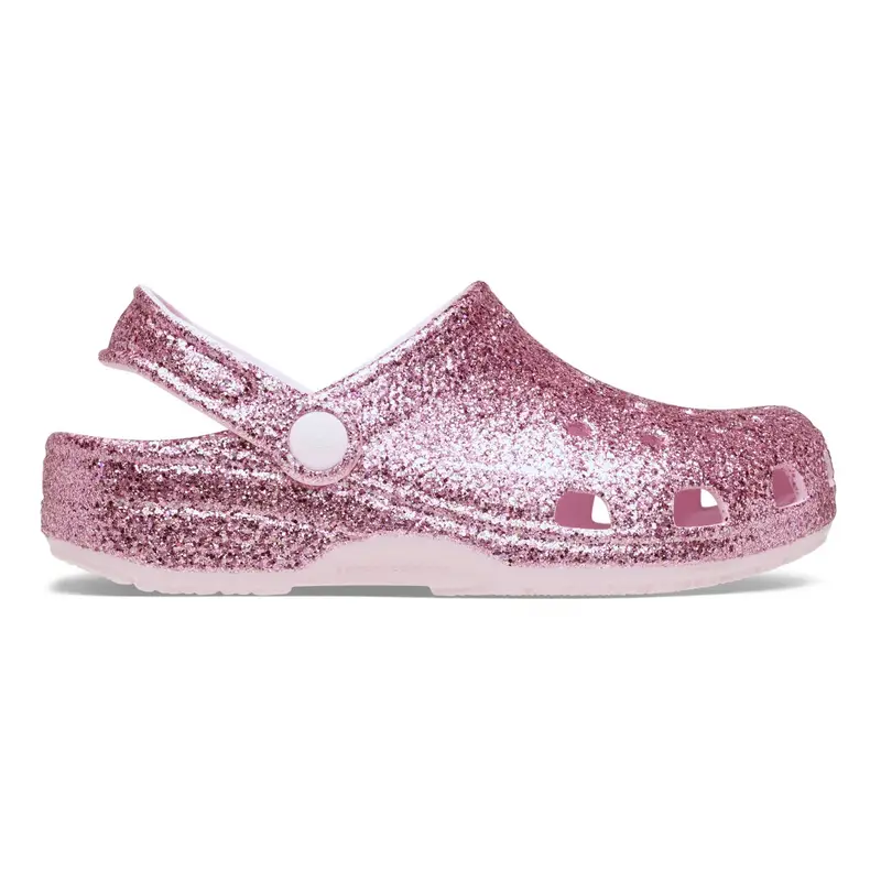 Classic chunky glitter clog k PIMK