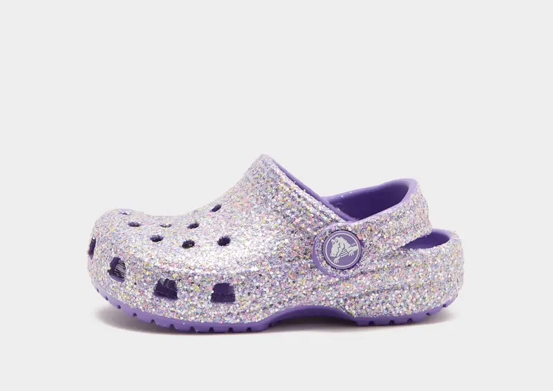 Classic Clog Glitter Neonato, viola