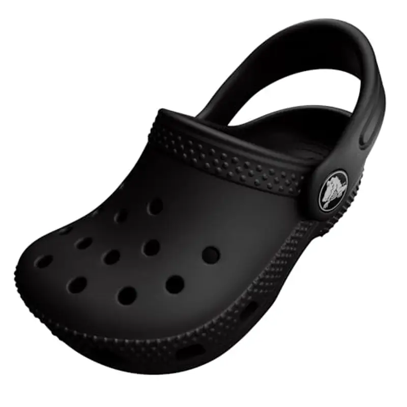 Crocs Classic Clog K, Zoccoli Unisex - Bambini e ragazzi, Nero, 34/35 EU