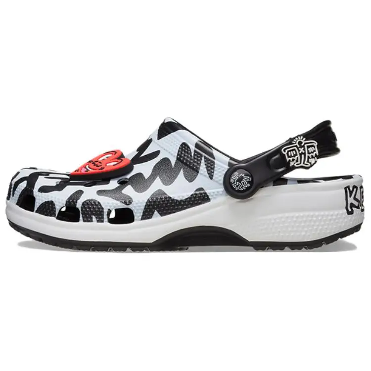 Classic Clog Keith Haring Sneakers Unisex Nero Bianco 209488-001 42-43