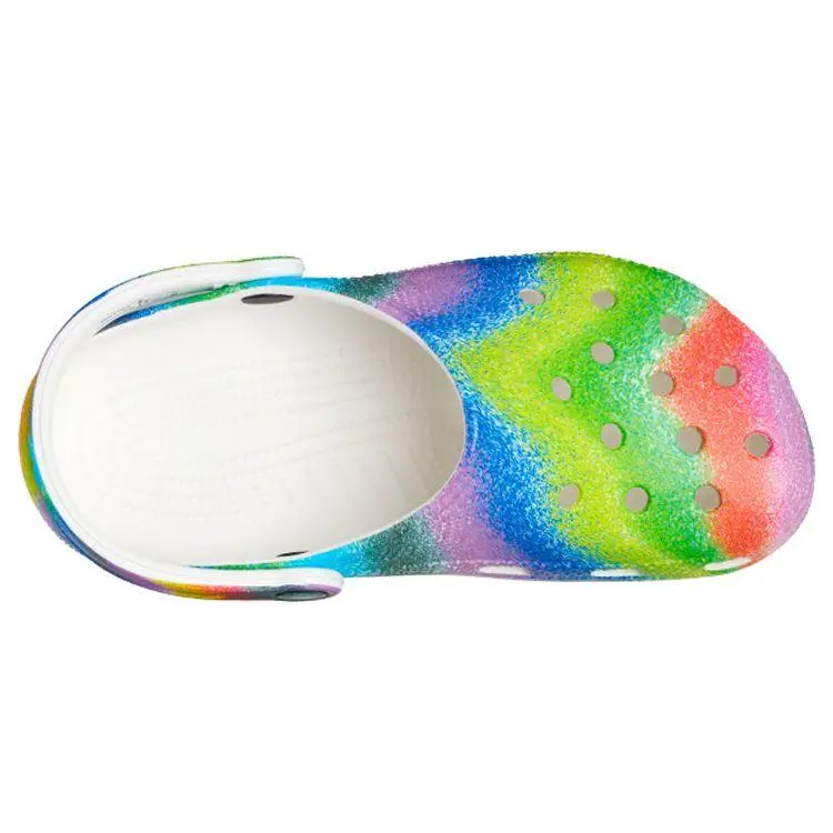 Classic Clog Rendering Stellato Sandali Sportivi Sandali Unisex Rosa Verde 208054-94S 38-39 miniatura 2