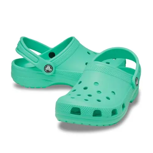 Crocs Classic Clog T, Zoccoli Unisex - Bambini e Ragazzi, Lagoon, 24/25 EU miniatura 3