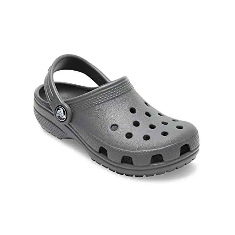 Crocs Classic Clog T, Zoccoli Unisex - Bambini e ragazzi, Slate Grey, 24/25 EU miniatura 3