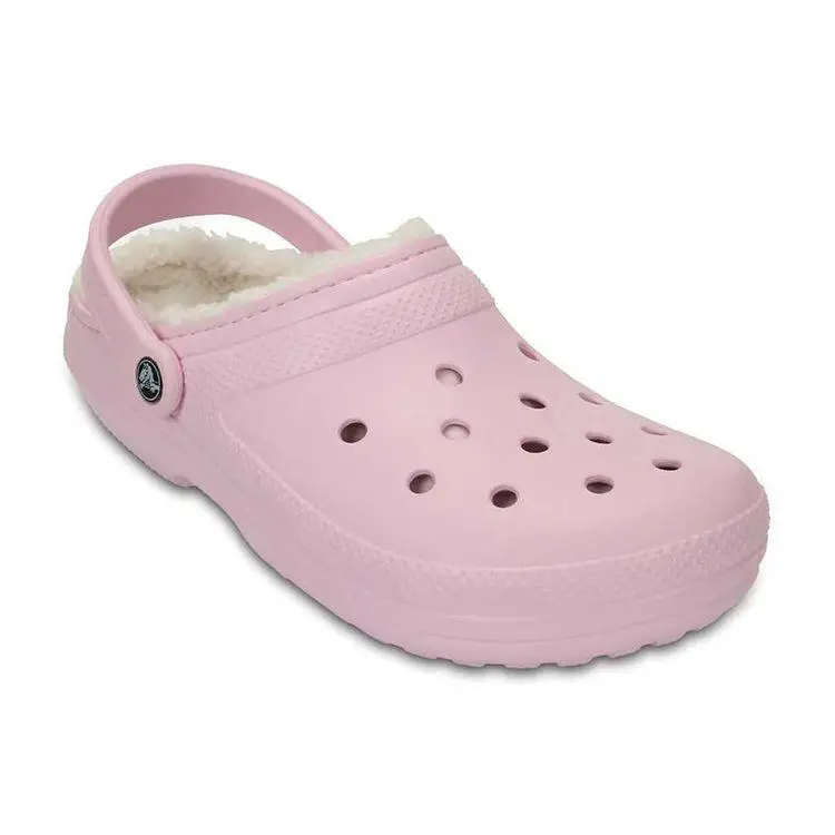 Classic Clog Zoccoli Durevoli Caldi in Cotone Zoccoli Donna Rosa 203591-6GQ 36-37 miniatura 4