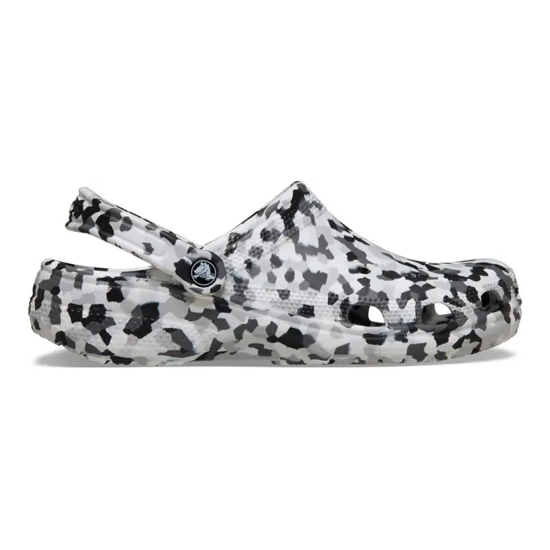 Classic confetti clog Black