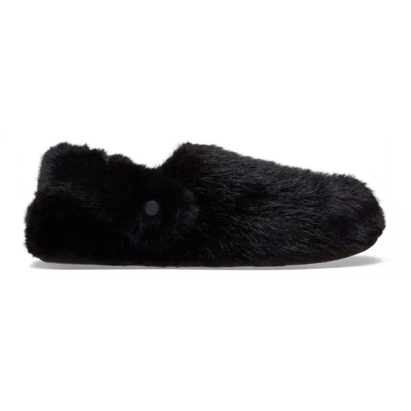 Classic cozzzy luxe slipper Black