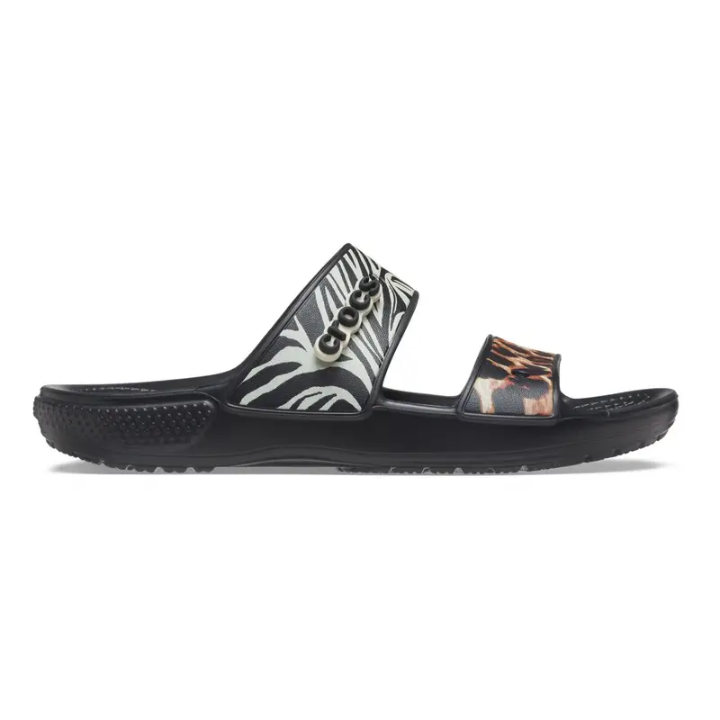 Classic crocs animal remix sandal w Black