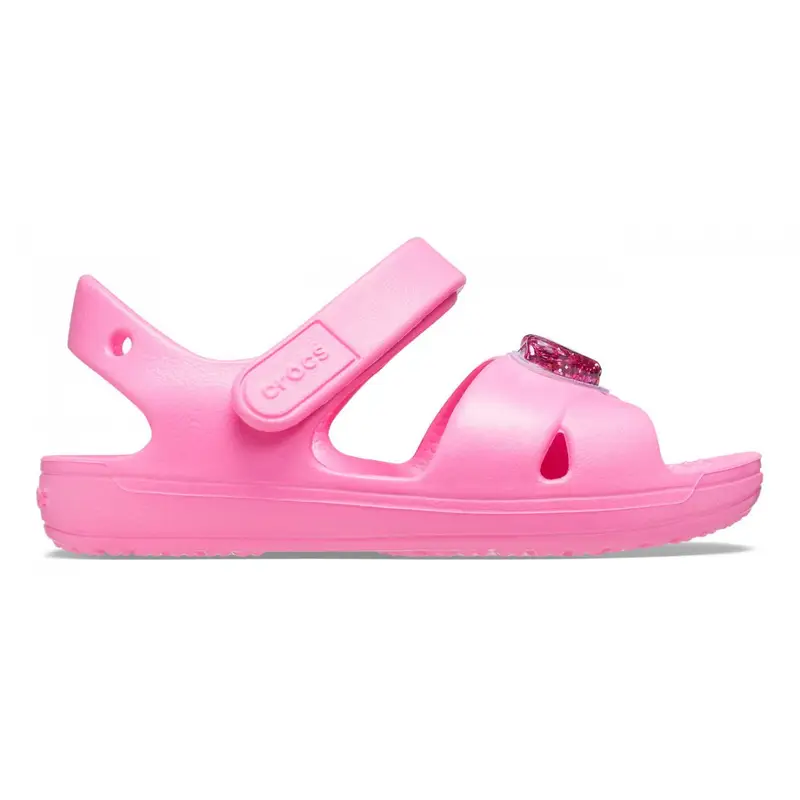Classic crossstrap charm sandal k Pink Lemonade