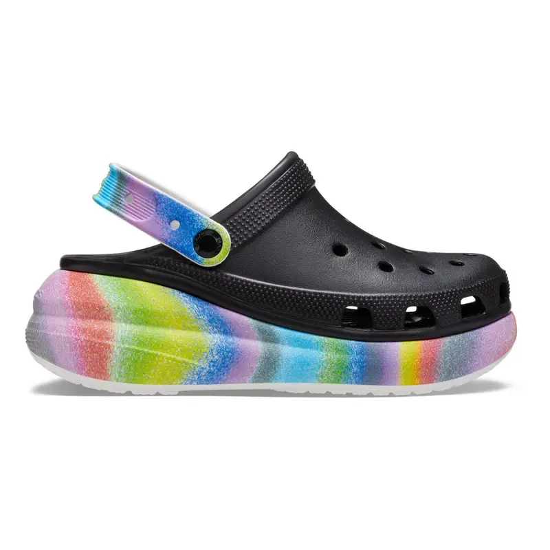 Classic crush spray dye clog Black