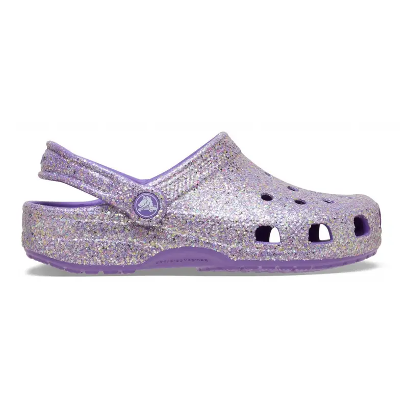 Classic fantasy glitter clog t Purple