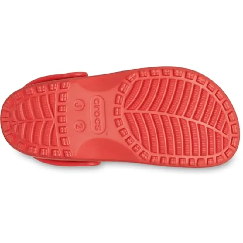 Crocs Classic Floral Cut Out Clog K, Zoccoli Unisex - Bambini e Ragazzi, Cherry Red, 33/34 EU miniatura 3