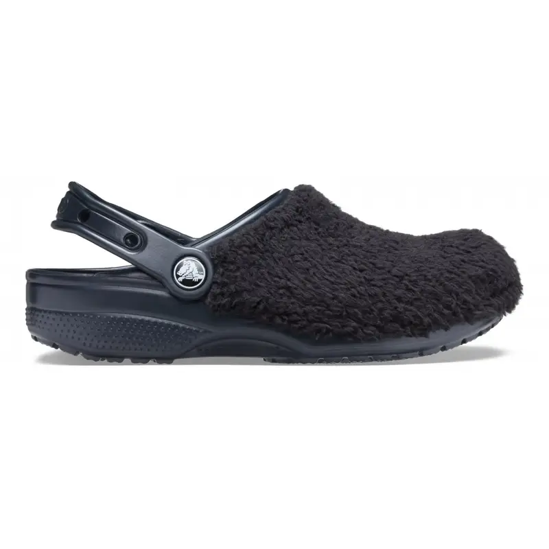 Classic fuzz mania clog w Black