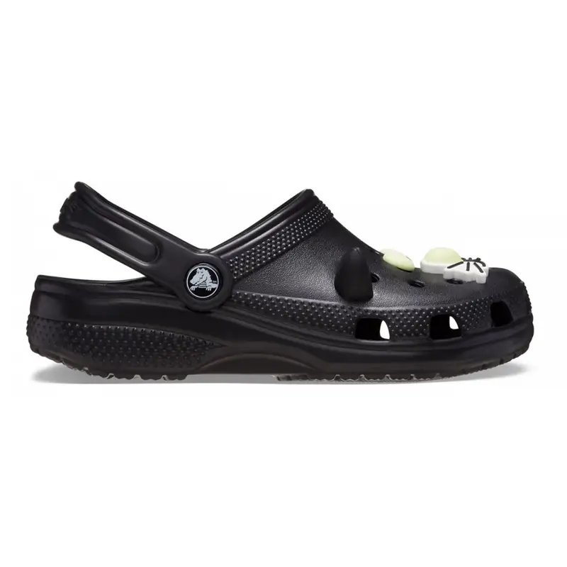 Classic glow black cat clog toddler