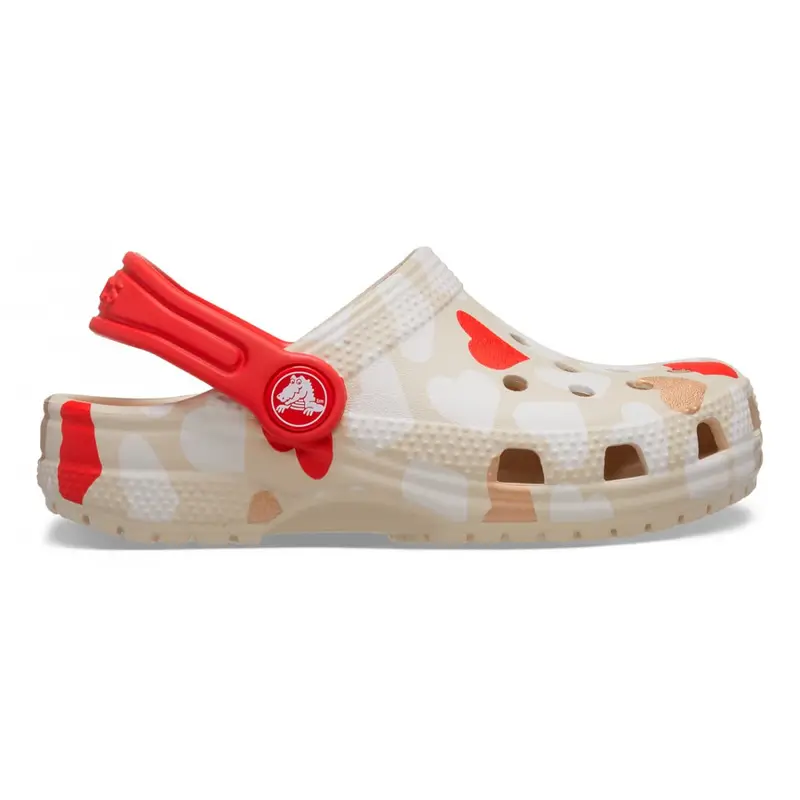 Classic heart print clog toddler SAMT