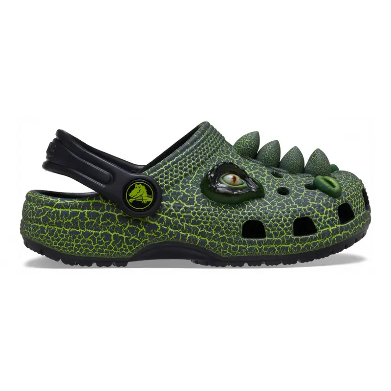 Classic iam scary dino clog t Black