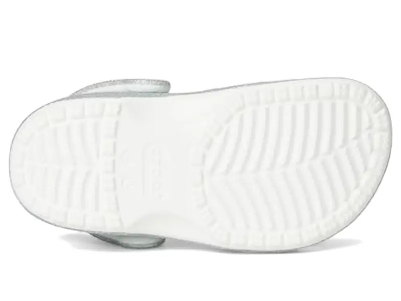 Crocs Classic Iridescent Glitter Cgt, Zoccoli Unisex - Bambini e Ragazzi, Bianco, 20/21 EU miniatura 3