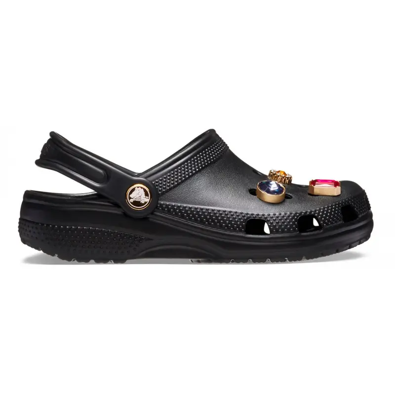Classic jewel clog kid Black