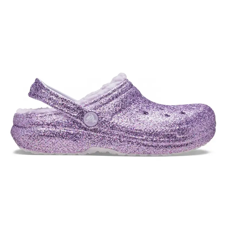 Classic lined chunky glitter clog t PUMN