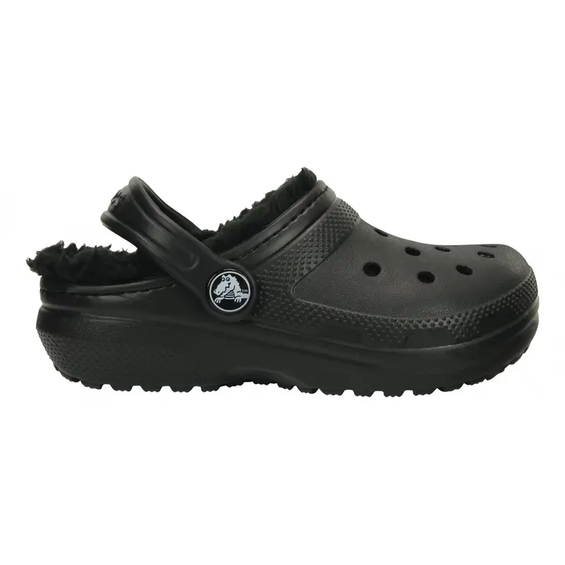 Classic lined clog k Black