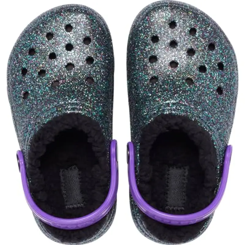 Crocs Classic Lined Clog K, Zoccoli, Starry Skies Glitter, 39 EU miniatura 3