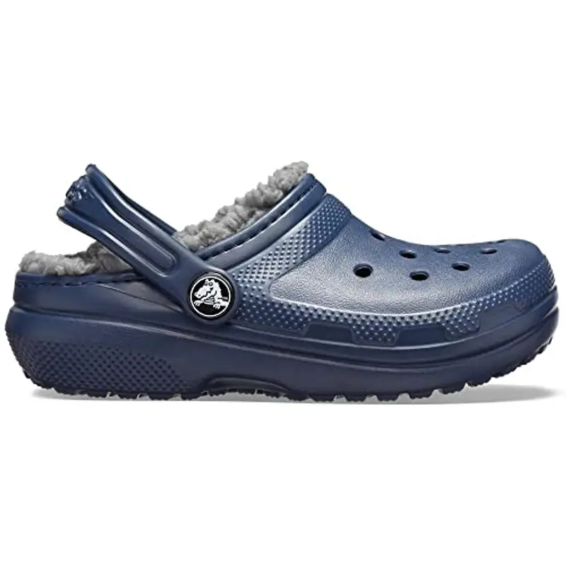 Crocs Classic Lined Clog K, Zoccoli Unisex-Bambini, Blu (Navy/Charcoal 459), 22/23 EU miniatura 2