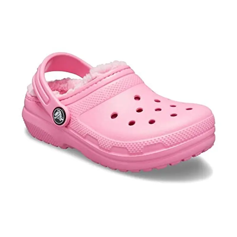 Crocs Classic Lined Clog K, Zoccoli Unisex-Bambini, Rosa (Pink Lemonade/Pink Lemonade 6M3), 34/35 EU miniatura 3