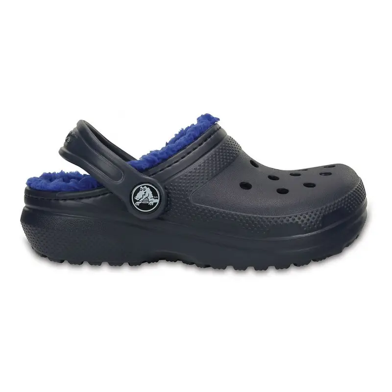 Classic lined clog kid NAVY