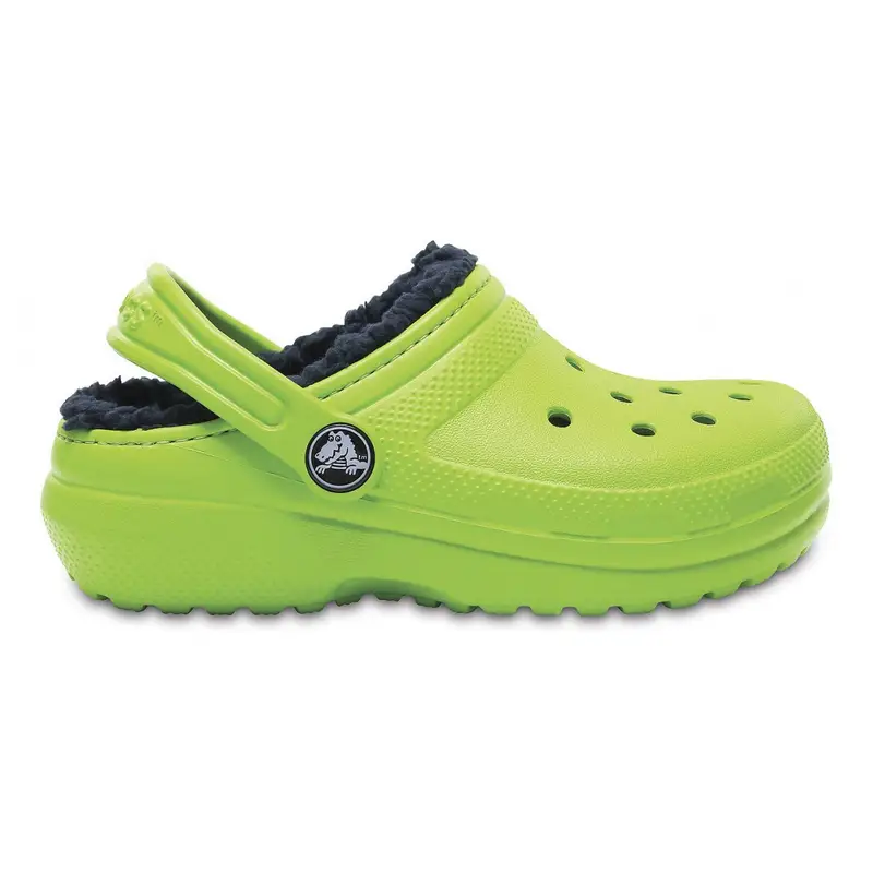 Classic lined clog kid VOLT GREEN