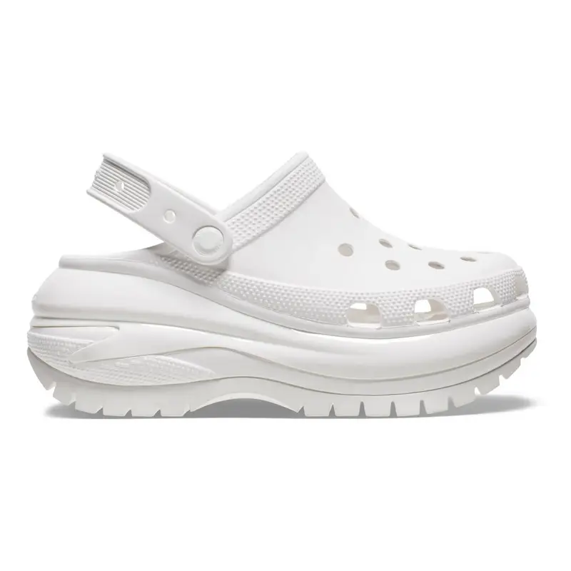 Classic mega crush clog White