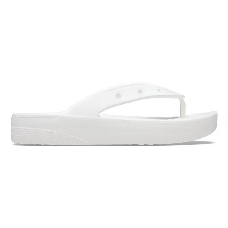 Classic platform flip w White