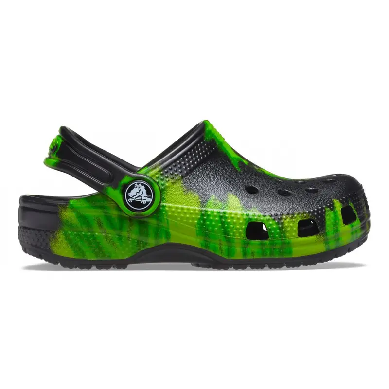Classic tie dye graphic clog k BKLP