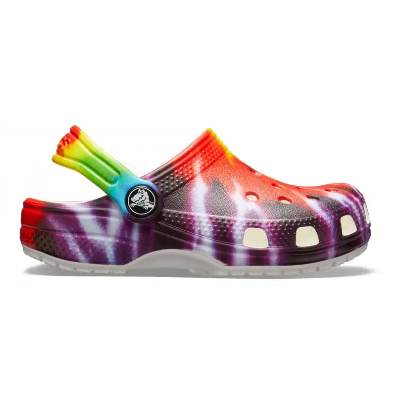 Classic tie dye graphic clog k MULTI