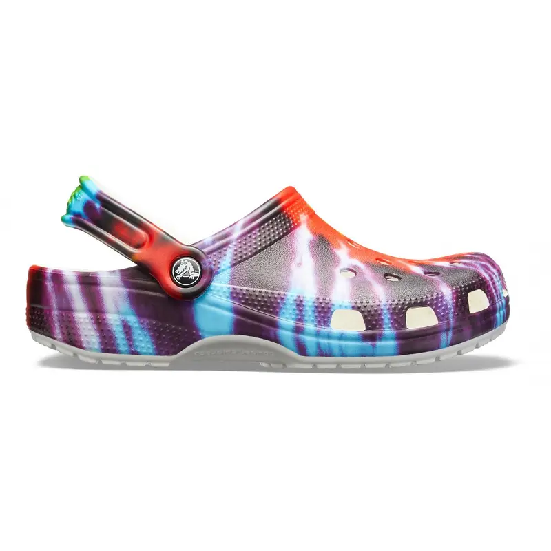 Classic tie dye graphic clog MULTI