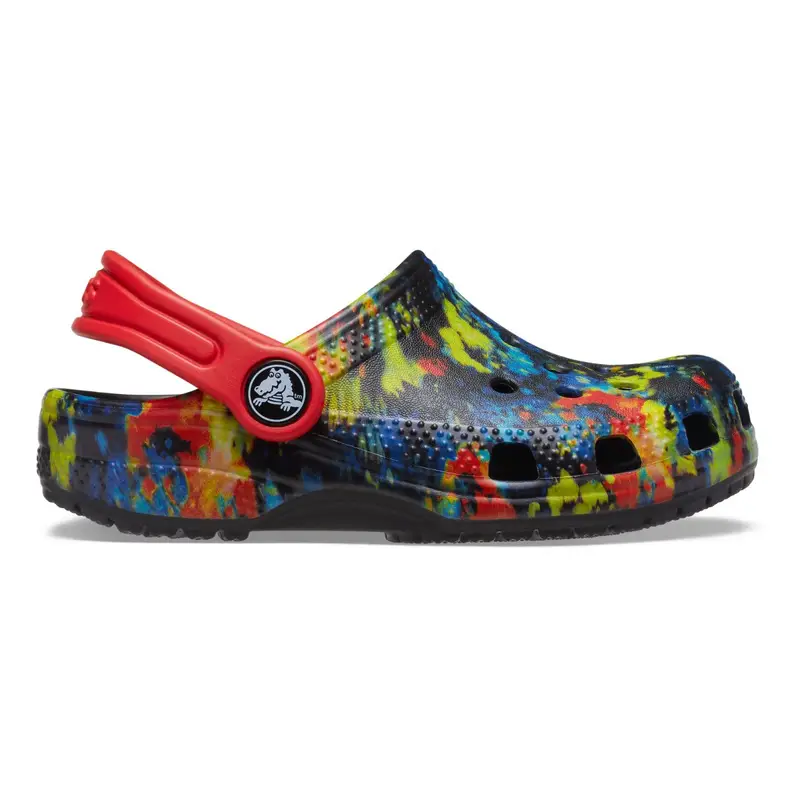 Classic tiedye graphic clog toddler TTMT