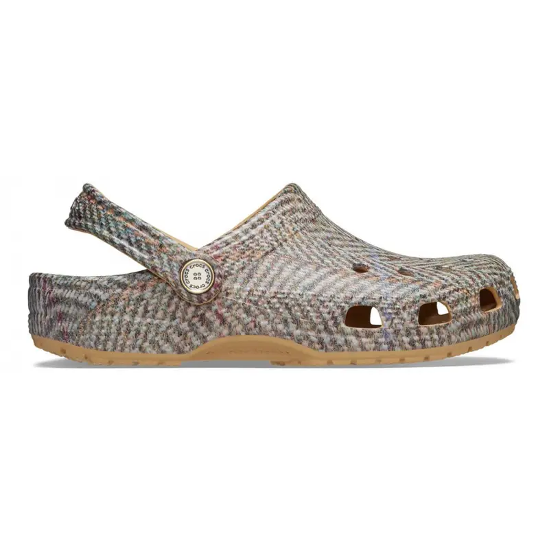 Classic tweed clog WHEAT