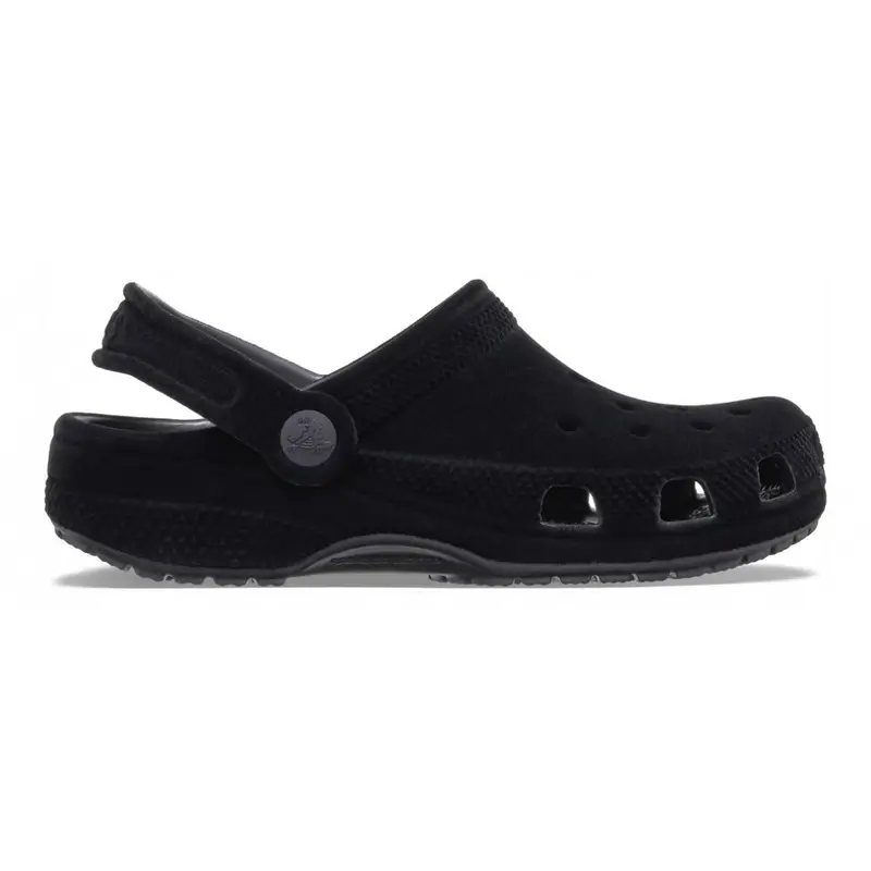 Classic velvet clog k Black