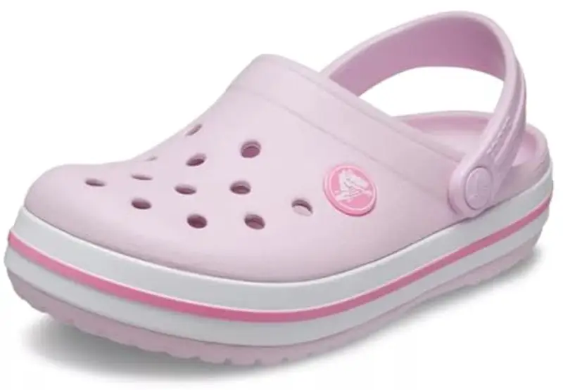 Crocs Crocband Clog K, Zoccoli Unisex - Bambini e ragazzi, Ballerina Pink, 28/29 EU