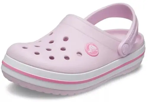 Crocs Crocband Clog K, Zoccoli Unisex - Bambini e ragazzi, Ballerina Pink, 29/30 EU