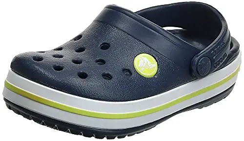 Crocs Crocband Clog K, Zoccoli Unisex - Bambini e ragazzi, Navy Citrus, 22/23 EU