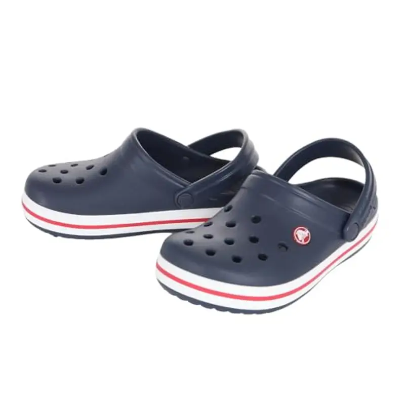 Crocs Crocband Clog K, Zoccoli Unisex - Bambini e ragazzi, Navy Red, 28/29 EU