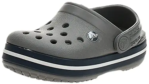 Crocs Crocband Clog K, Zoccoli Unisex - Bambini e ragazzi, Smoke Navy, 36/37 EU