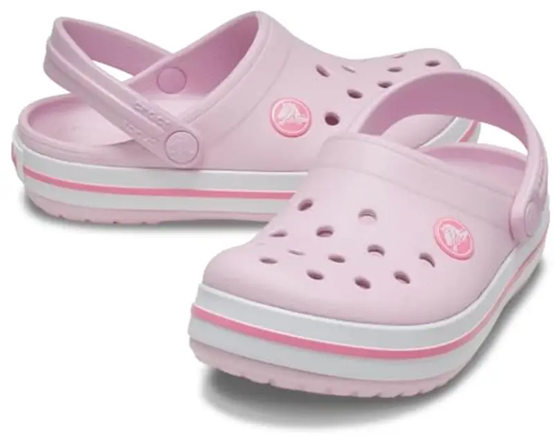 Crocs Crocband Clog T, Zoccoli Unisex - Bambini e Ragazzi, Ballerina Pink, 22/23 EU miniatura 3