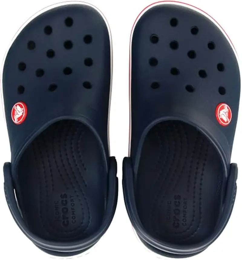 Crocs Crocband Clog T, Zoccoli Unisex - Bambini e Ragazzi, Navy Red, 25/26 EU miniatura 3
