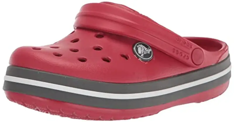 Crocs Crocband Clog T, Zoccoli Unisex - Bambini e Ragazzi, Pepper Graphite, 26 EU