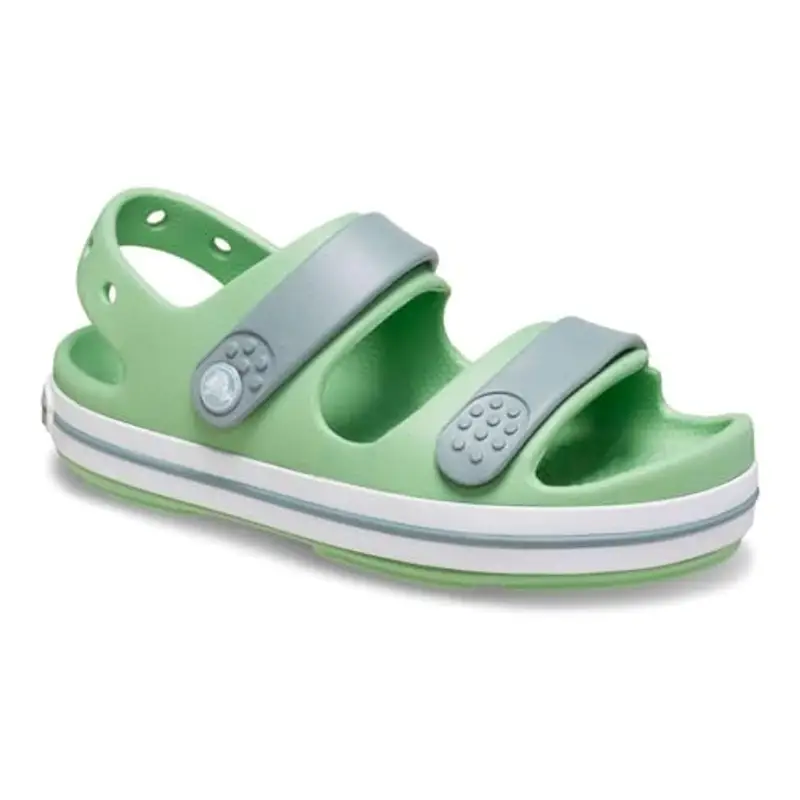 Crocs Crocband Cruiser Sandal T, Sandali Unisex - Bambini e Ragazzi, Fair Green Dusty Green, 20/21 EU