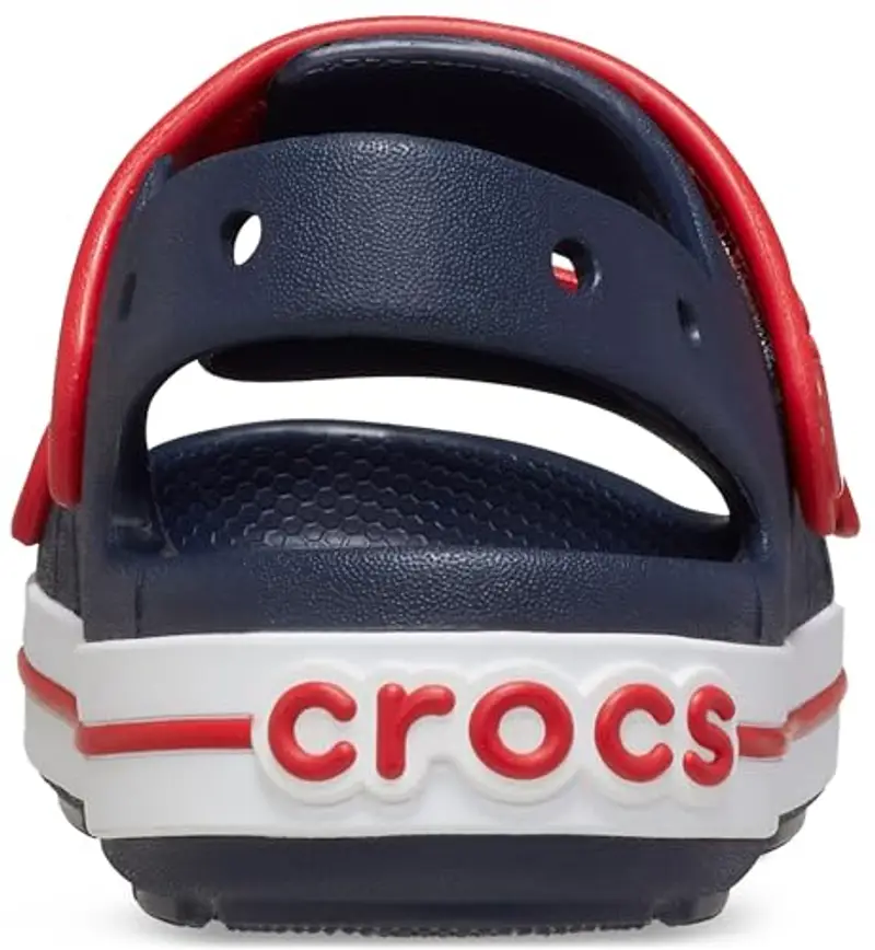 Crocs Crocband Cruiser Sandal T, Sandali Unisex - Bambini e Ragazzi, Navy Varsity Red, 20/21 EU miniatura 2